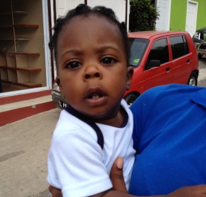 Global Volunteers caring for infants in St. Lucia