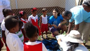 Earth Box Lesson at Kids Step St Lucia