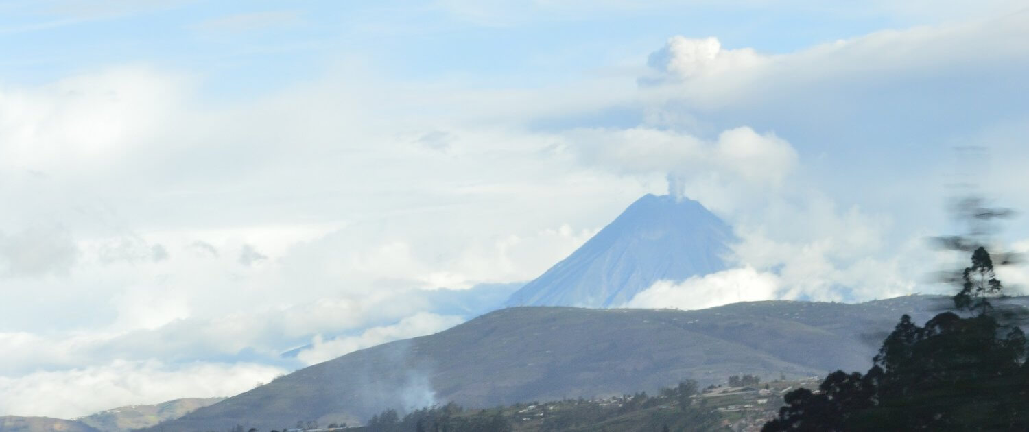 volcano from Baños de Agua Santa 