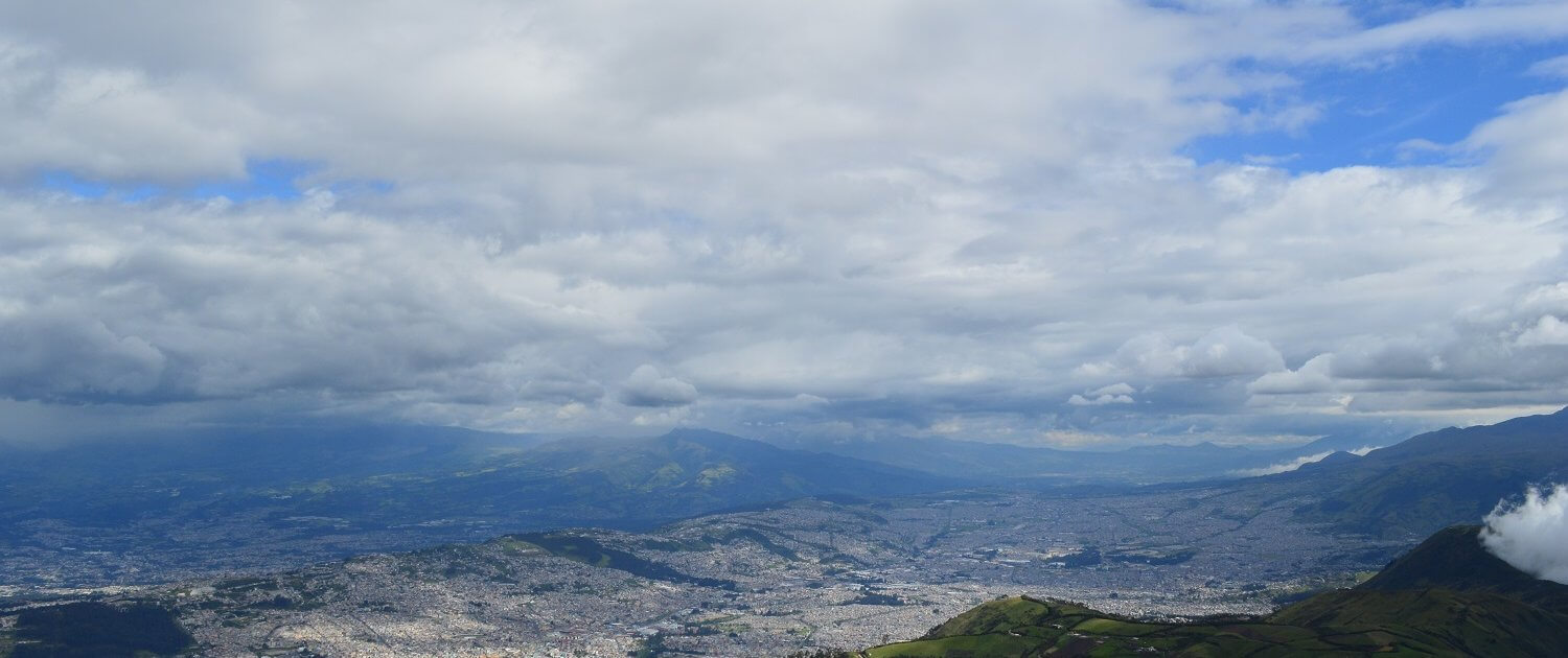 Quito from one of the world's highest aerial lifts