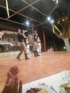Cretan traditional dancers.