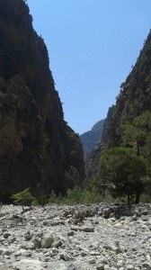 Samaria gorge.