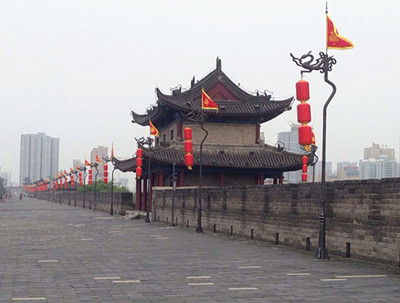 Xi'an has the best preserved ancient wall in China