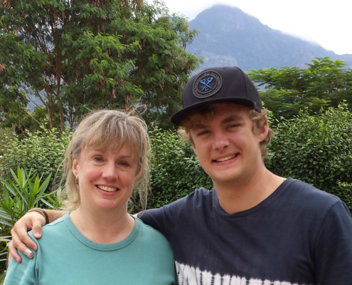 Mother-Son Volunteer Duo in Tanzania