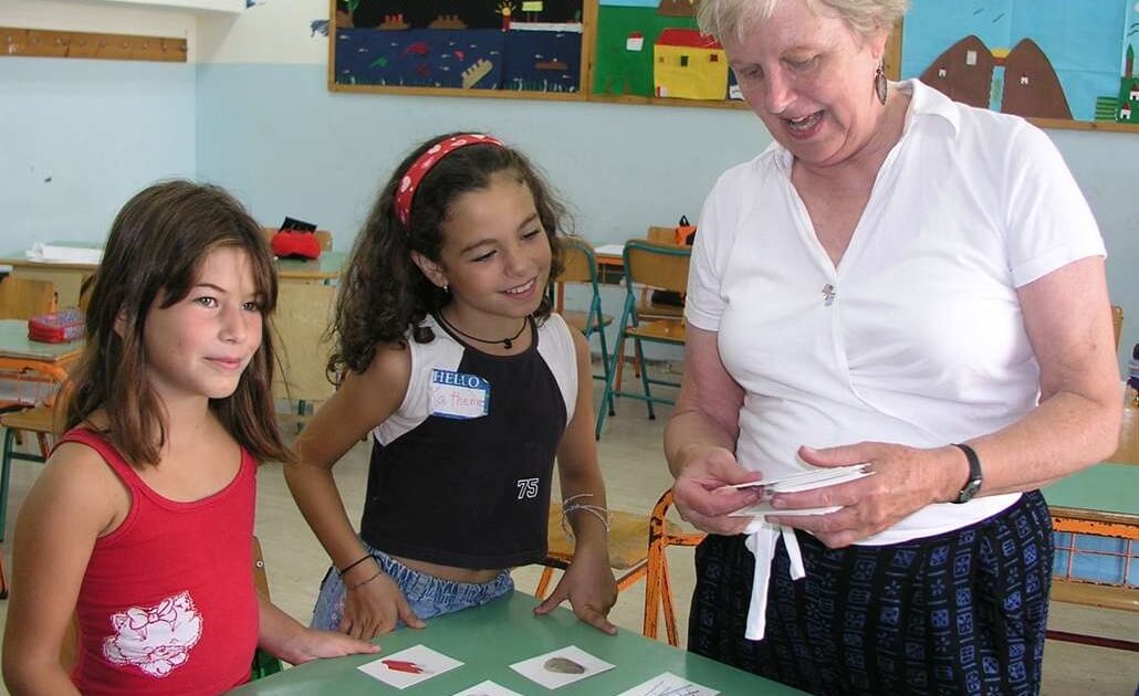 teach children in Crete, Greece
