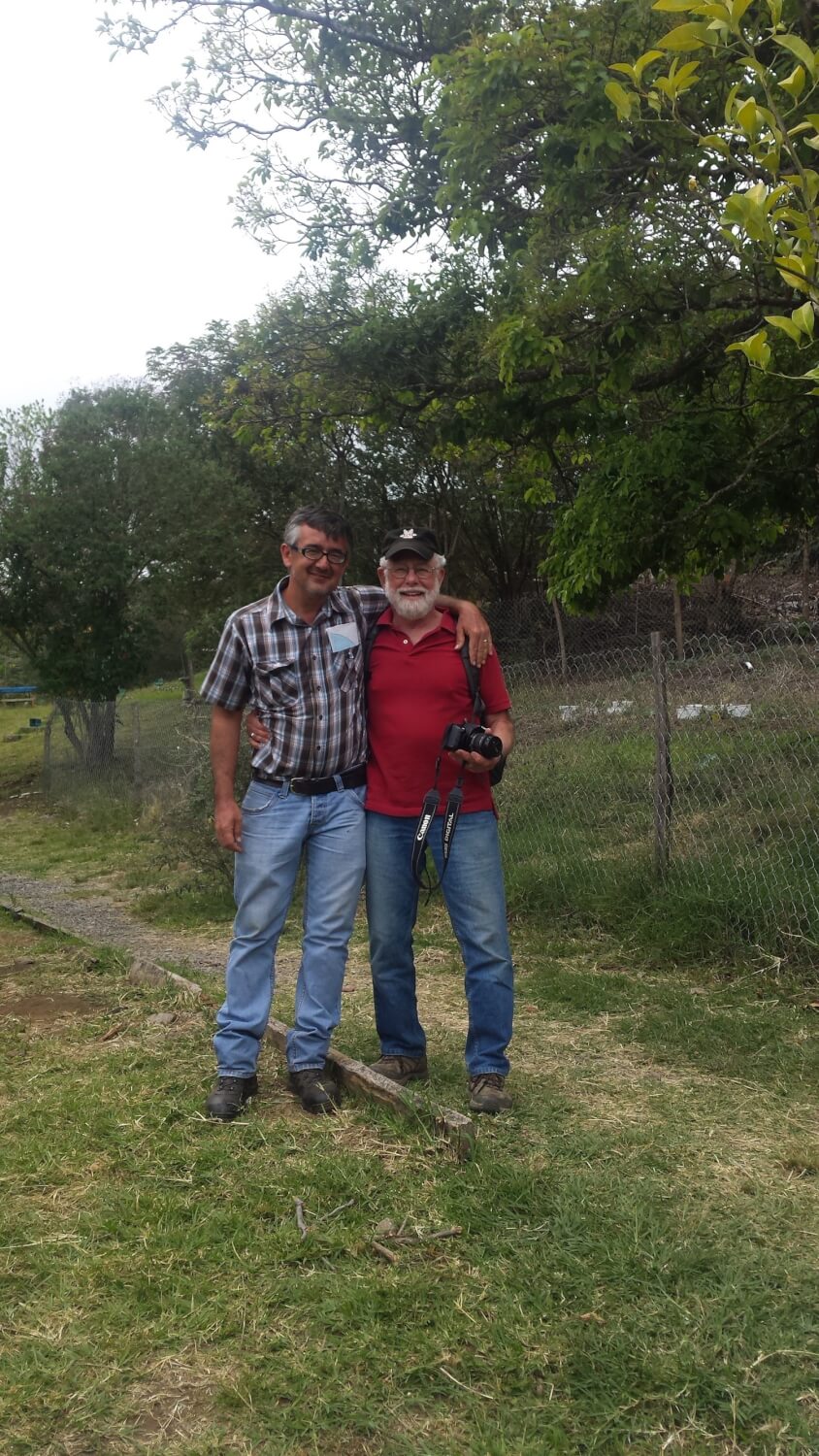 Teacher Jorge Camacho and Global Volunteer Bill Chase in Costa Rica