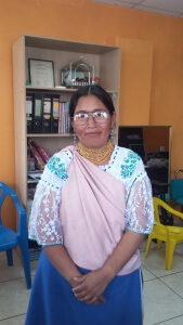 ECU1602A1 - Community member Rosa receives reading glasses 3