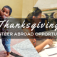 Thanksgiving Volunteer Abroad Opportunities