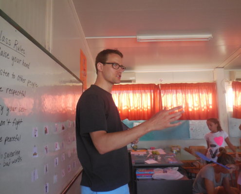 Brett teaching.