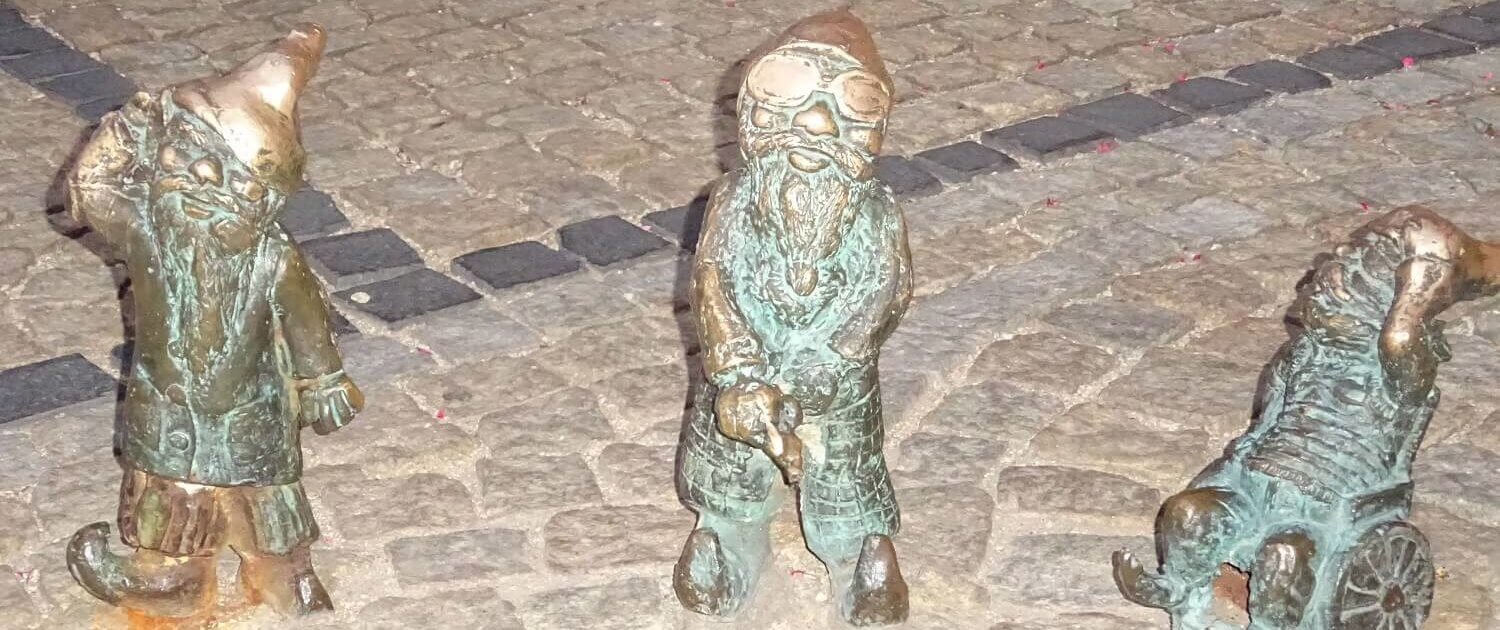 Gnomes Invade a Polish City