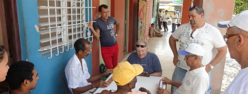 Dominoes Game in Cuba