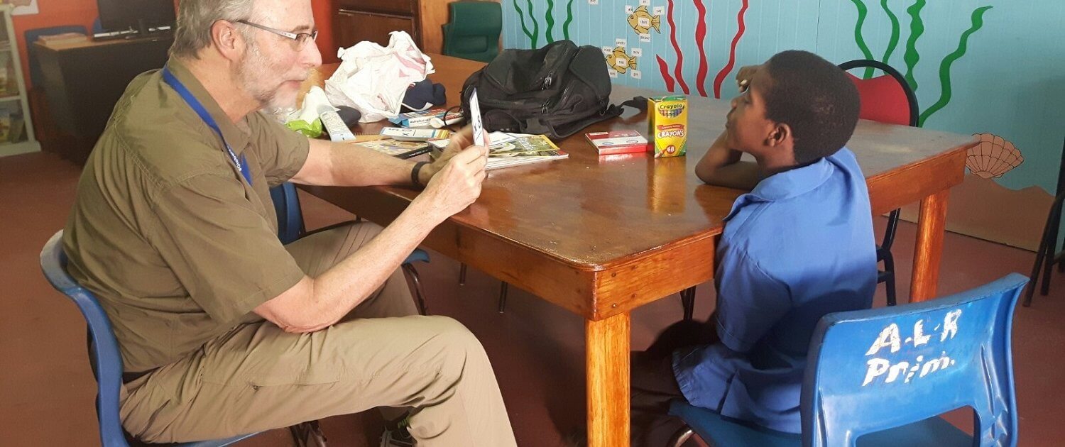 Alan teaching in St. Lucia