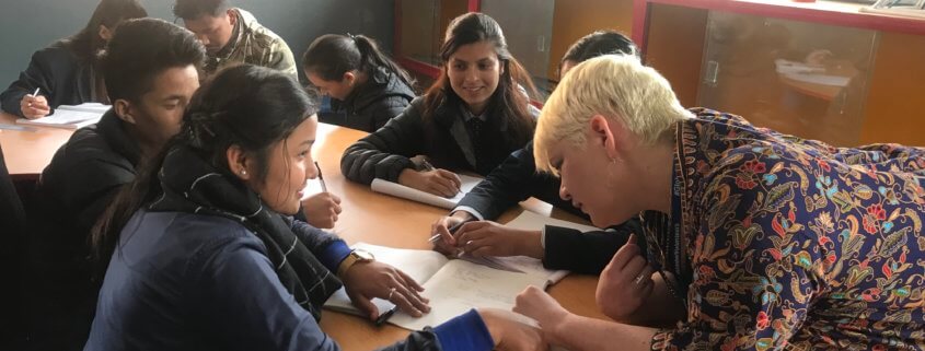 teaching in Nepal