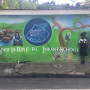 international USA Volunteer taught English at the Anse la Raye Primary School.