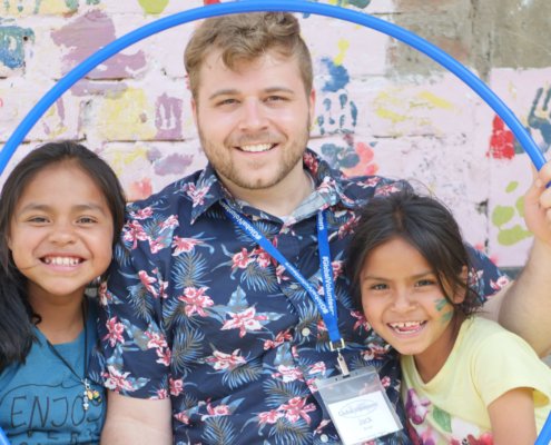 caring for children in Peru