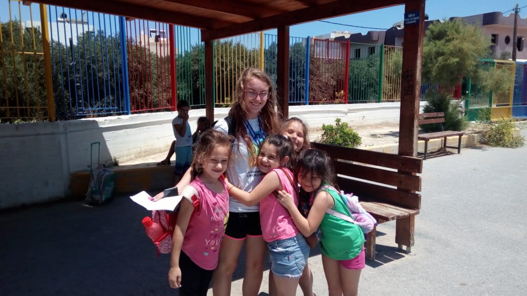 Summer school in Crete.