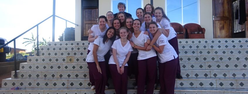 college students served in Tanzania with their professors for hands-on work experience in healthcare.