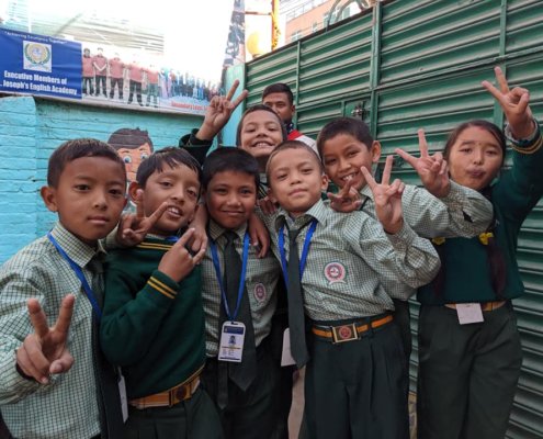 Children won my heart in Kathmandu, Nepal.