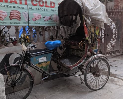 Rickshaw, Nepal.
