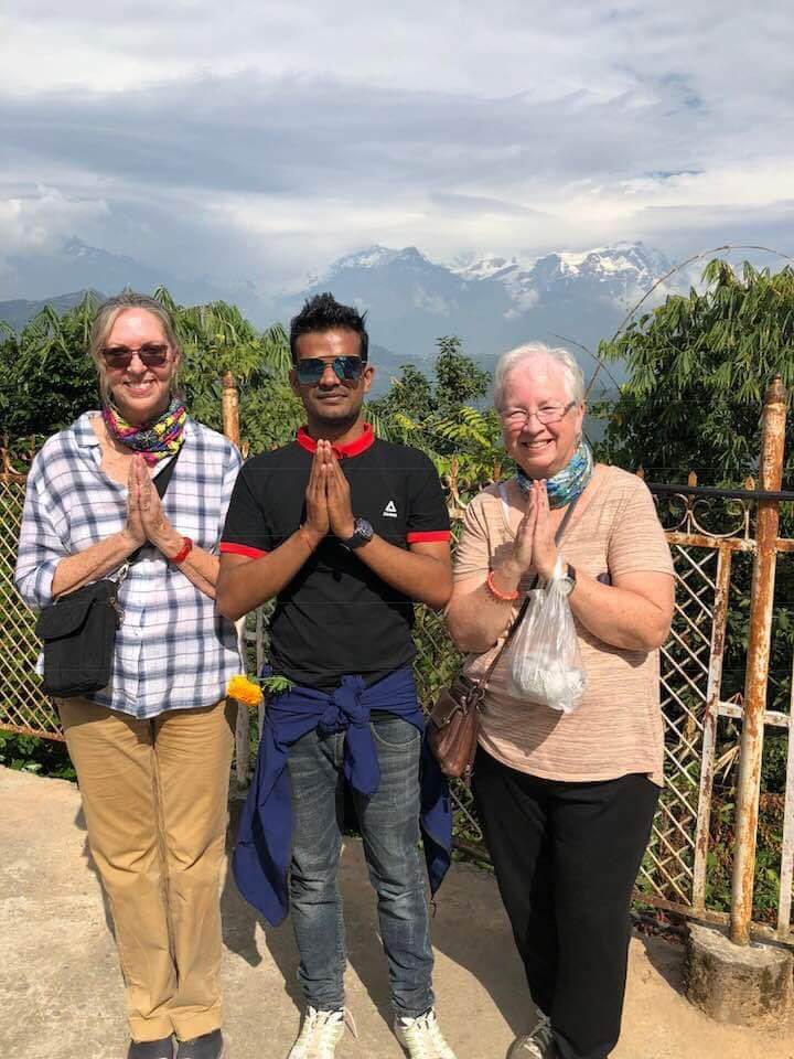 Linda and I in Pokhara, Nepal.