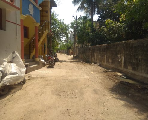 empty street in Chennai