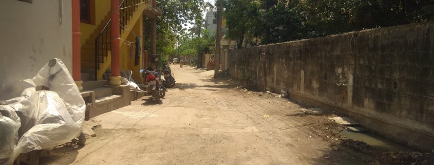 empty street in Chennai