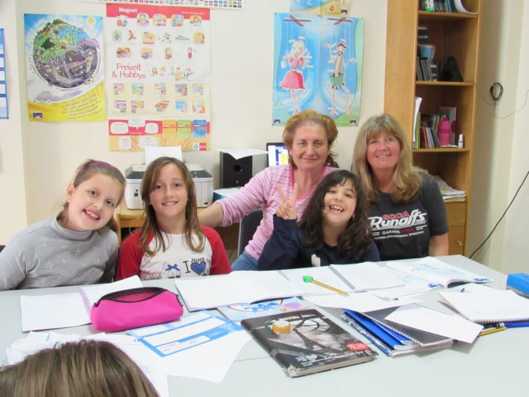Volunteers, Students, and Teachers all reap the benefits of in Greece