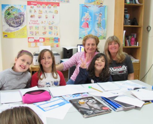 Volunteers, Students, and Teachers all reap the benefits of in Greece