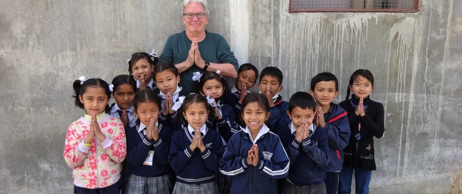 international Volunteer worked with elementary childten at St. John School in Nepal.JPG