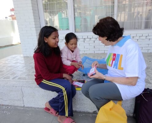 international Volunteer work to improve the quality of life of girls and women in Nepal.