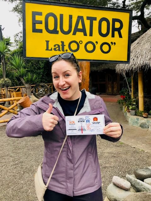 equator in Ecuador
