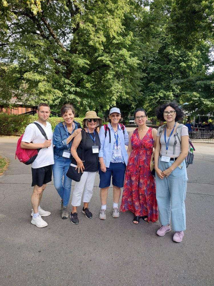 Olga with Wiśniew local partners at Warsaw Zoo