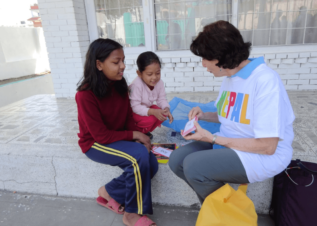 Marianne Poblenz volunteers Papa's House