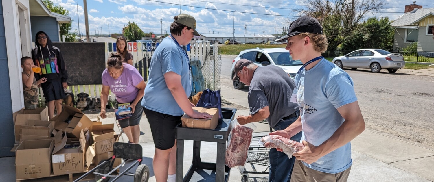 Helping deliver FAST meals to local residents