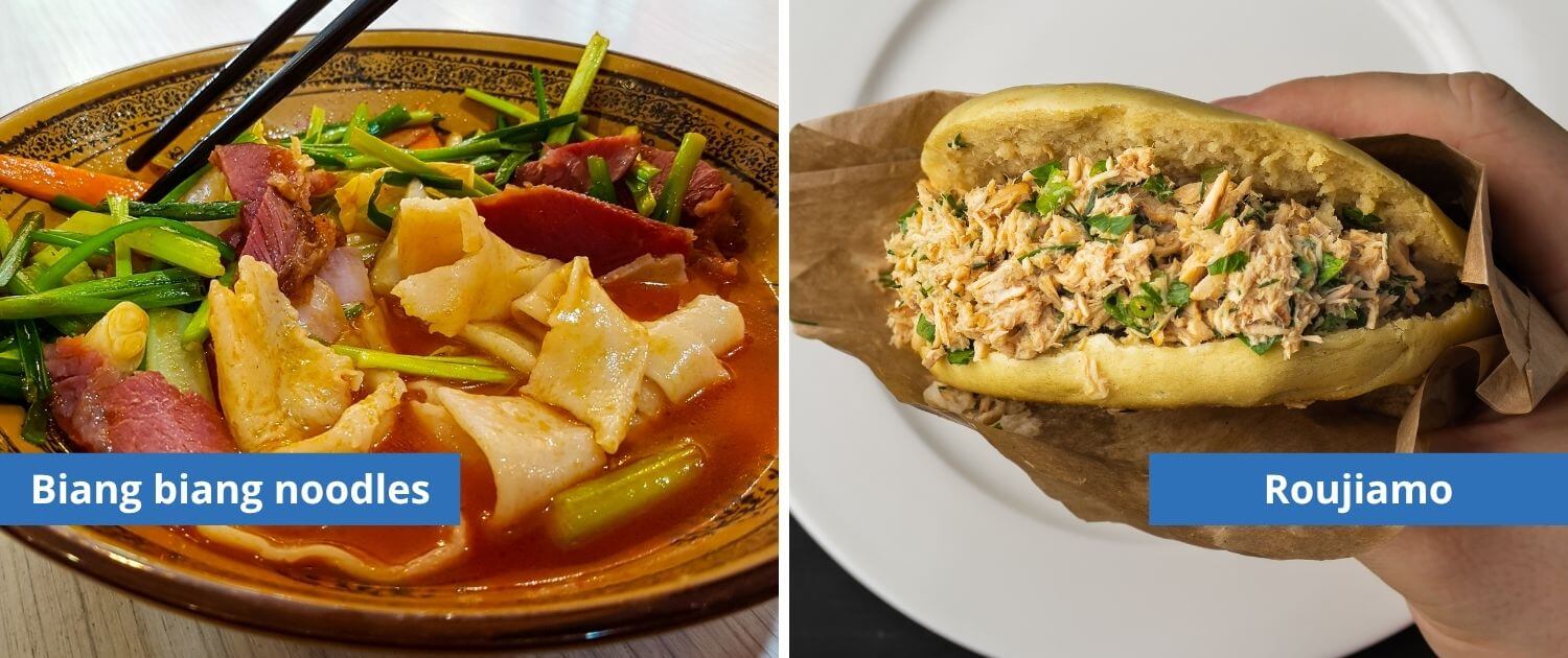 Your meals as a volunteer in China