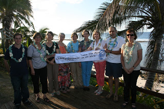 volunteer team in the Cook Islands